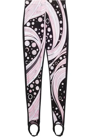 Puccini Leggins con estampado Fontane