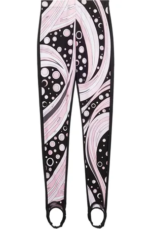 Puccini Leggins con estampado Fontane