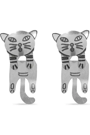 Marni Aretes con motivo de gato