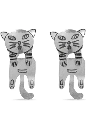 Marni Aretes con motivo de gato
