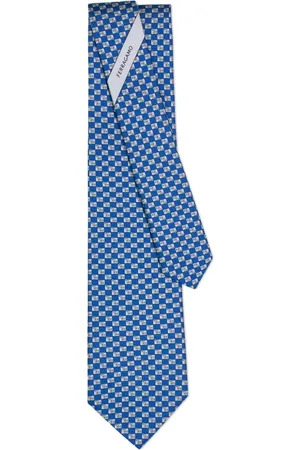 Salvatore Ferragamo Corbata con estampado Zoom