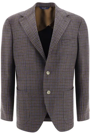 GI CAPRI Blazer con motivo pied de poule