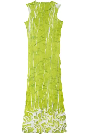 SUNNEI Vestido largo con diseño plisado