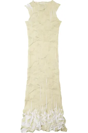 SUNNEI Vestido largo con diseño plisado