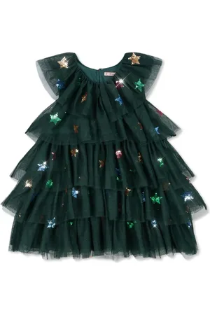 Konges Sløjd Vestido con aplique de estrella