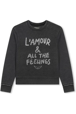 Zadig & Voltaire Sudadera con eslogan estampado