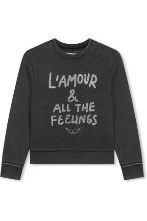 Zadig & Voltaire Sudadera con eslogan estampado