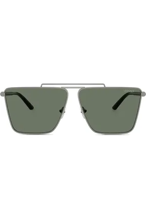 VERSACE Lentes de sol Tubular Greca