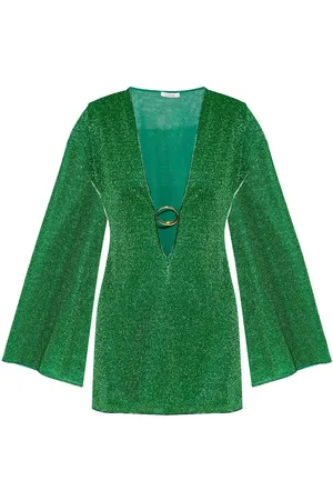 Oseree Vestido corto de lúrex