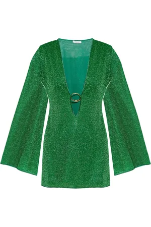 Oseree Vestido corto de lúrex