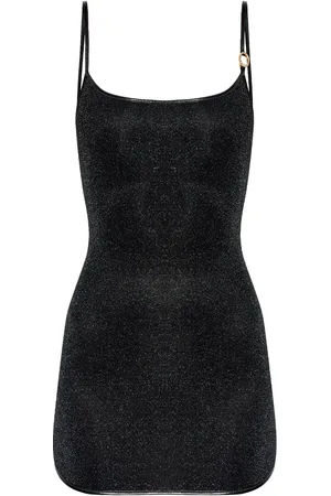 Oseree Vestido corto de lúrex
