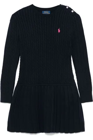 Ralph Lauren Vestido corto en tejido de ochos