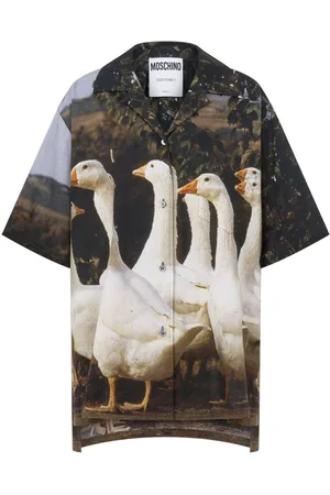 Moschino Camisa con estampado gráfico