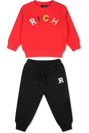 John Richmond Traje deportivo con logo estampado