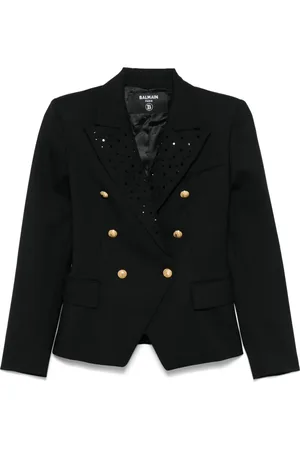 Balmain Blazer con detalles de cristal