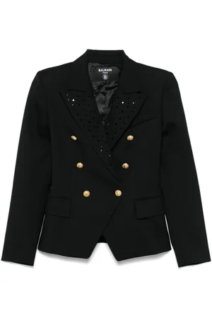Balmain Blazer con detalles de cristal