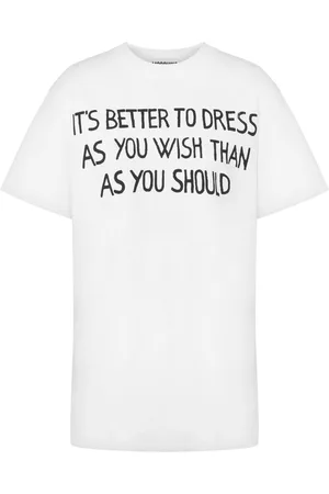 Moschino Playera con eslogan estampado