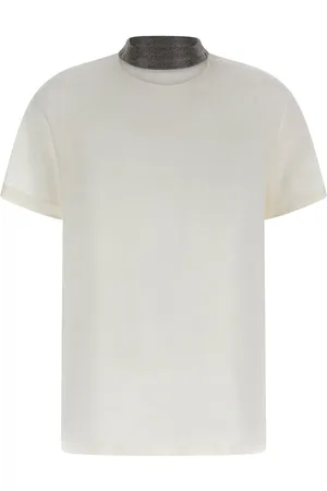 Brunello Cucinelli Playera con motivo de cadena Monili