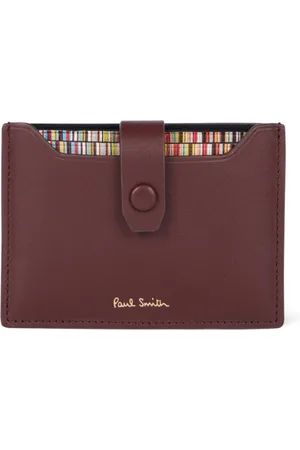Paul Smith Tarjetero con motivo Signature Stripe