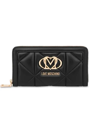 Moschino Cartera con placa del logo