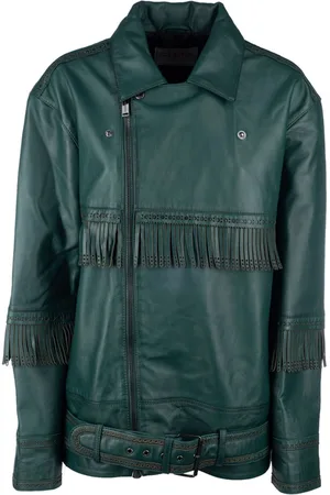 Iceberg Chamarra biker con flecos