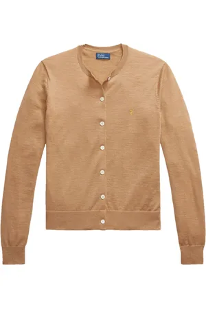 Ralph Lauren Cárdigan con motivo con logo bordado
