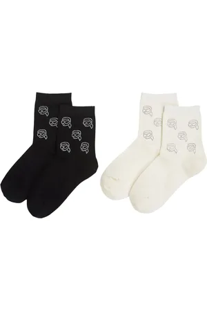 Karl Lagerfeld Pack de dos pares de calcetines Ikon