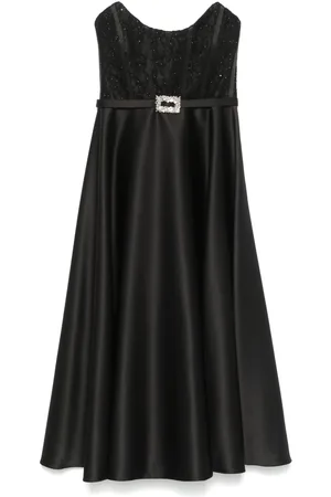 NISSA Vestido midi estilo corset
