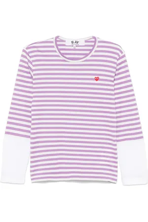 Comme des Garçons Playera con manga larga