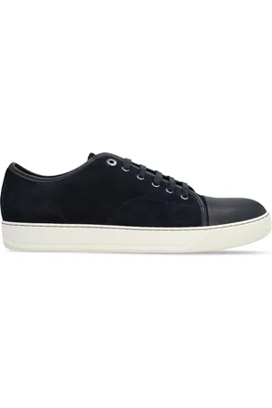 Lanvin Tenis de gamuza con agujetas