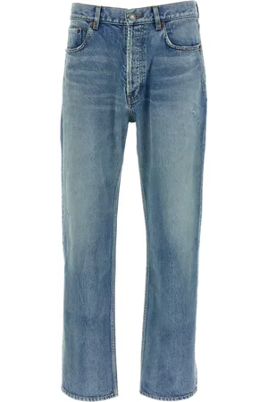 Saint Laurent Jeans con efecto envejecido