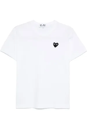 Comme des Garçons Playera con parche de corazón