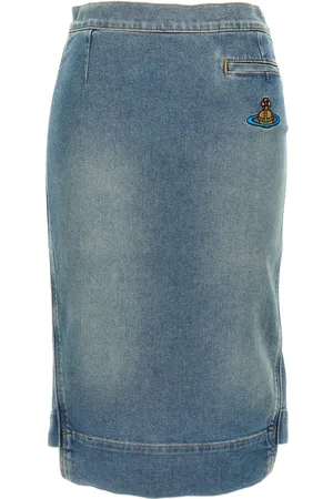 Vivienne Westwood Falda con logo Orb bordado