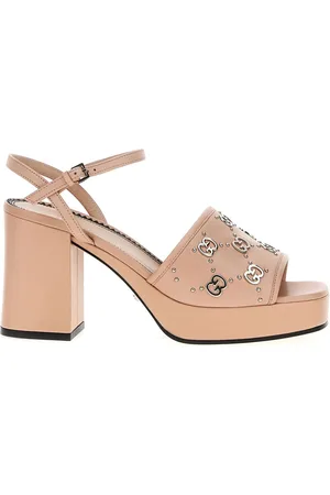 Gucci Sandalias con motivo Interlocking G
