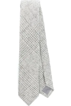 ELEVENTY Corbata con motivo de cuadros príncipe de Gales