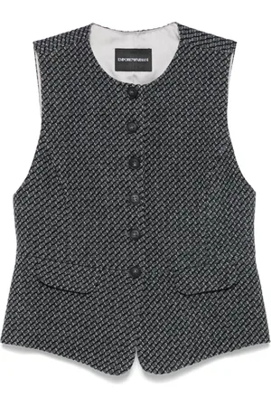 Emporio Armani Chaleco con motivo en jacquard
