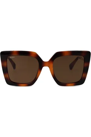 Max Mara Lentes de sol con armazón estilo mariposa