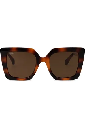 Max Mara Lentes de sol con armazón estilo mariposa