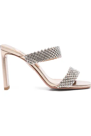 Aquazzura Sandalias con detalles de strass y tacón de 95mm