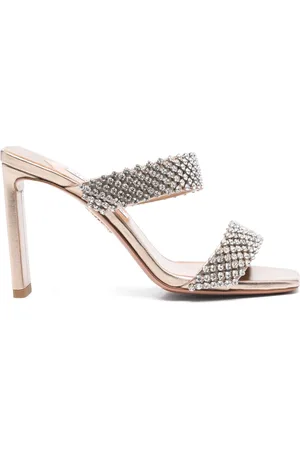 Aquazzura Sandalias con detalles de strass y tacón de 95mm