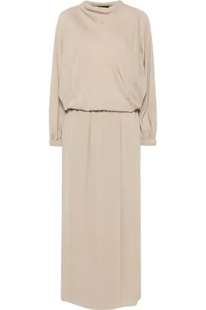 Giorgio Armani Vestido midi de seda