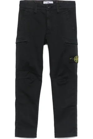 Stone Island Pantalones con distintivo Compass