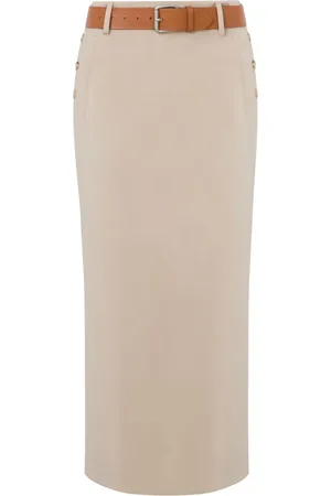 Moschino Falda midi con cinturón