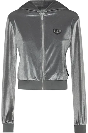 Philipp Plein Hoodie Strass Skull
