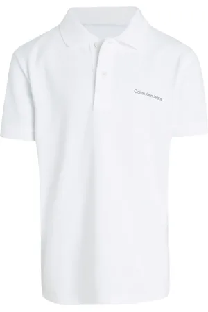 Calvin Klein Playera tipo polo con logo