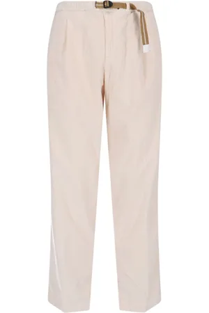White Sand Pantalones de canalé anchos