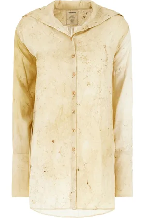 UMA WANG Camisa con efecto arrugado