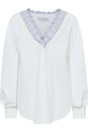 J.W.Anderson Camisa con ribete de encaje