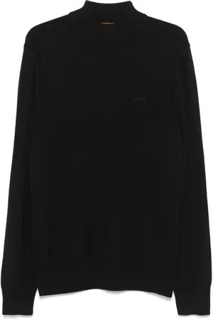 HUGO BOSS Suéter con logo bordado