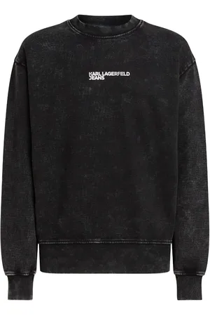 Karl Lagerfeld Sudadera con efecto lavado ácido